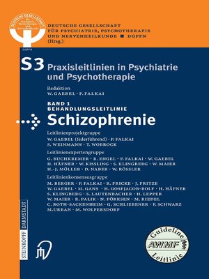 cover image of Behandlungsleitlinie Schizophrenie